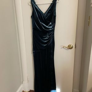 Revelry Dawson Bridesmaid Dress 10P.  Desert Blue.